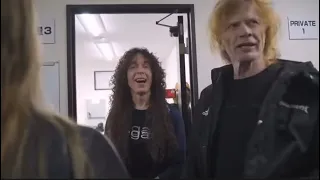 Megadeth Dave Mustaine Marty Friedman Backstage Budokan Japan 2023 