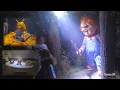 GIANT CHUCKY Chucky Haunted House 2023 w lots of Chucky Animatronics HHN Hollywood