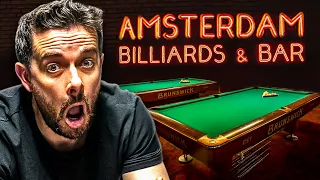 Playing Pool at Amsterdam Billiards Hall NYC World Famous Pool Hall Vlog