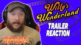 willys wonderland official trailer reaction nicholas cage