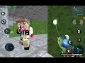 Paintball shooting war game blocky gun paintball