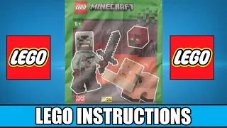LEGO Instructions - Minecraft - 662501 - Hero with Elytra and Phantom - Magazine Gift