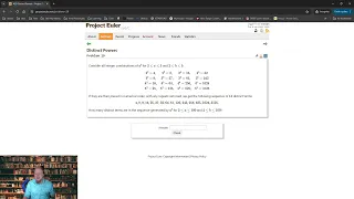 Project Euler Problem 29 Distinct Powers