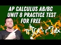 AP Calculus Unit 8 Practice Test