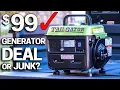 Testing the Cheapest Harbor Freight Generator 99 Tailgator
