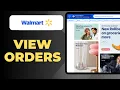 How To Check My Orders On Walmart