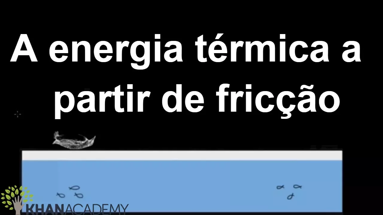 A energia térmica a partir de fricção | Fisica | Khan Academy