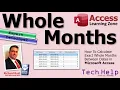 How To Calculate Exact Whole Months Between Dates in Microsoft Access
