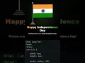 Happy Independence Day 2026 Indian Flag Animation with HTML CSS JavaScript