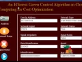 An Ef cient Green Control Algorithm in Cloud Computing for Cost Optimization