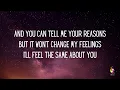 Texas - Say What You Want (Lyrics)