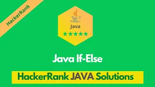 HackerRank Java If-Else problem solution in Java Java problems solutions Programmingoneonone