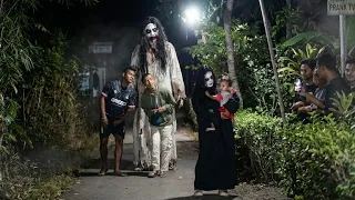 Prank Kuntilanak Paket Komplit - Bikin Heboh Warga Sekampung