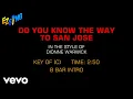 Dionne Warwick - Do You Know The Way To San Jose Karaoke EZ Sing