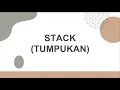 Struktur Data STACK TUMPUKAN VS CODE PYTHON