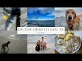HILTON HEAD ISLAND VLOG DOG FRIENDLY RESORT FOOD RECS BEACH YOGA MORE
