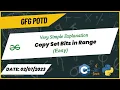 Copy Set Bits in Range POTD Problem of the Day C 02-06-2023