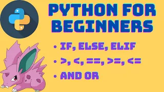PYTHON FOR BEGINNERS PART 4 - IF ELSE