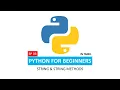 Python Strings String Methods in Tamil Python Tutorial for Beginners EP 03