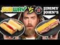 Subway vs Jimmy John s Taste Test FOOD FEUDS