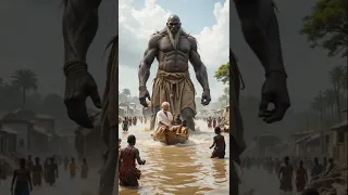 African Tribes Fulani Giant Rescuing People A Flood Ai Fulani Africa Tribe Tribal Shorts Shortsfeed 