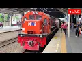 Lagu 🔴 LOKOMOTIF MERAH BIRU RNB KE JAKARTA LAGI ~ Kereta Luar Biasa ke Bogor !! Hunting Kereta di Jakarta