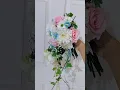 Download Lagu Bunga pengantin Juntai identik Biru Putih pink  #weddingbouquets #cascade   #bridalflowers