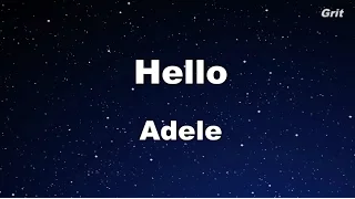 Download Hello - Adele Karaoke【With Guide Melody】 MP3