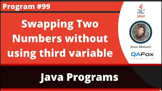 Java program to swap two numbers without using third variable