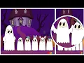 Five Little Ghosts | Song for Kids | Super Simple Songs  |ACAPELLA