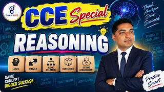 CCE Special | Reasoning | LIVE@01PM | CCE 2026 Preparation