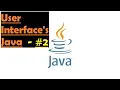 Java GUI Tutorial - How to create a JFrame buttons and info on the default layout