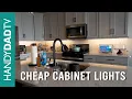 Under-Cabinet Lights - cheap and easy