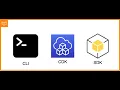 Difference between AWS CLI SDK and CDK Handson spin up an EC2 instance