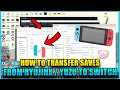 Transfer Save Files from Ryujinx Yuzu to Switch or Switch to Yuzu Ryujinx