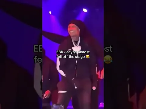 EBK Jaaybo almost fell off stage performing #ebkjaaybo #rap #ytshorts