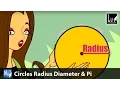 Lagu Circles Radius Diameter \u0026 Pi Song – Learn Geometry – Learning Upgrade App