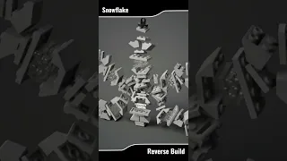 LEGO Snowflake 6349566 - Reverse Build #lego