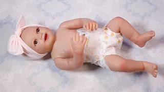 Babeside Reborn Baby Doll Unboxing & Care Routine with Baby Born Change Table & Baby Annabell Bed