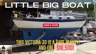 Little Big Boat! Take a tour of this Victoria 30 – Priced to sell at $18,500! [SOLD!]
