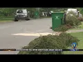 Mounds of yard waste piling up on curbs after COVID-19 slows down pickup
