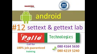 assignment on settext and gettext methods in android