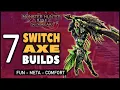 MHR Sunbreak 7 Switchaxe Builds Fun - Meta