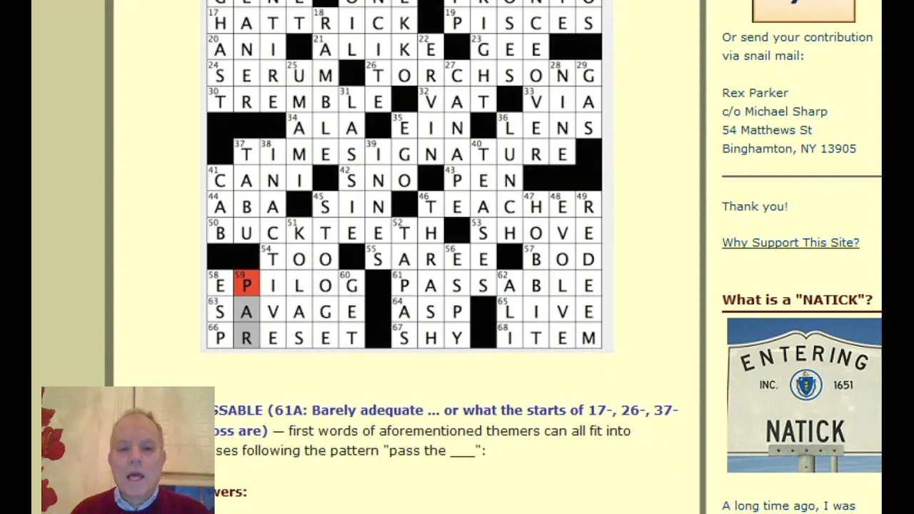 Getting Cross about Words