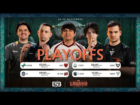 Video Thumbnail: [ES] PGL Wallachia S6: PLAYOFFS [Día 1]