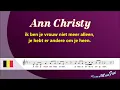 Lagu Ann Christy - Dag vreemde man - Karaoke