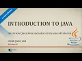 Core Java 101 - Introduction to Java