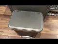 simplehuman 45 Liter 12 Gallon Rectangular Kitchen Step Trash Can Review