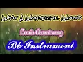 Lagu What a Wonderful World Bb Instrument Sheet Music Play Along Backing Tracks Partitura