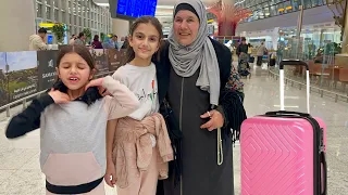 استقبلنا تيتا من المطار اجت تيتا على بيتنا 